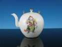 19th C. Chinese Famille Rose Warrior Teapot