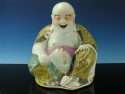 late 19th C. Famille Rose Chinese Buddha