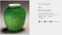 18th Chinese Apple Green jar