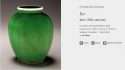 18th Chinese Apple Green jar