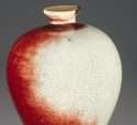 19th C. Ox-blood vase mouth