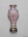 Pink Enamel Qianlong Wall Pocket