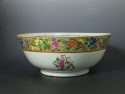 19th C. Chinese Export Punch Bowl