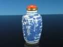 Chinese Blue and White Snuff Bottle