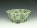 Chinese Celadon and Famille Rose Bowl