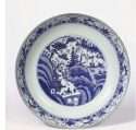 Jiajing Period Blue and White Dish.