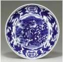 Fine Jiajing Blue-white plate