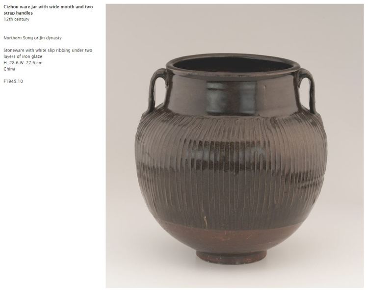 Black Glazed Song or Jin Dynasty jar