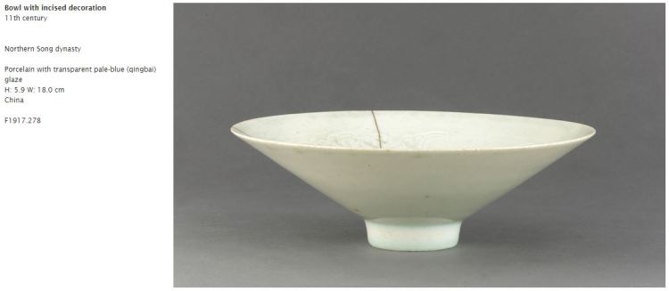 Northern Song Qing-bai Incised Bowl