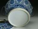 19th C. Chinese Blue and White Hot Pot