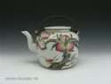 19th C. Chinese Peach Tea Pot