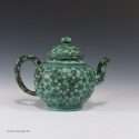 Green enamel Yixing Teapot