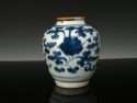 Chinese late Ming Blue and White Jar