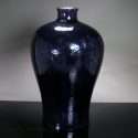 18th C. Chinese Anhua Aubergine vase