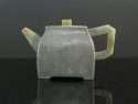 Script Yixing lined pewter Teapot