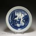 18th C. Chinese Blue and White porcelain plate