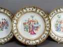 19th C. Chinese Rose Mandarin Plates