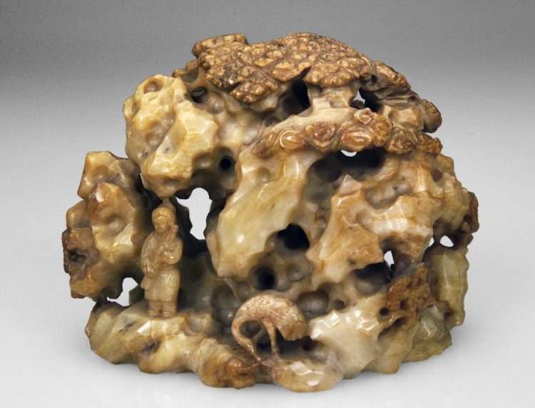 Fine Carved Chinese Jade Boulder