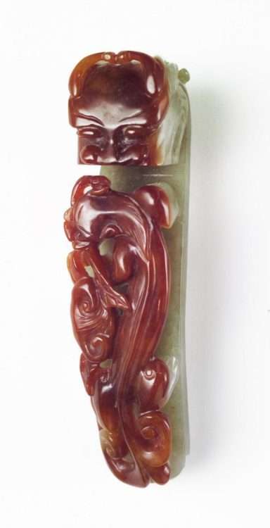 detail, Jade Dragon Belt Hook, Qing Dynasty