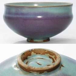 song jun purple splashed bowl