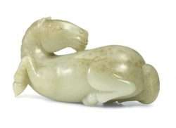 Sotheby's Lot 277 Qianlong Jade Horse