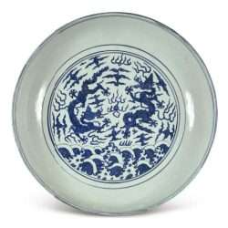 Jiajing dragon plate