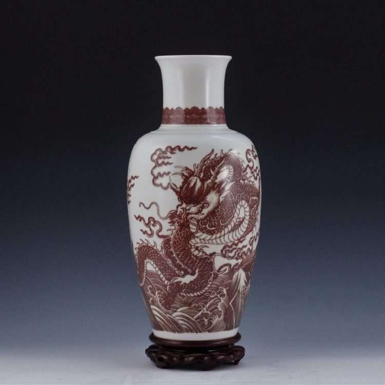 Eden Gallery Copy of an Under-glaze Red Kangxi vase