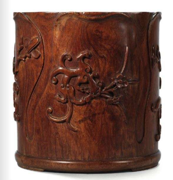 Late Ming early Qing Huanghuali Brush Pot