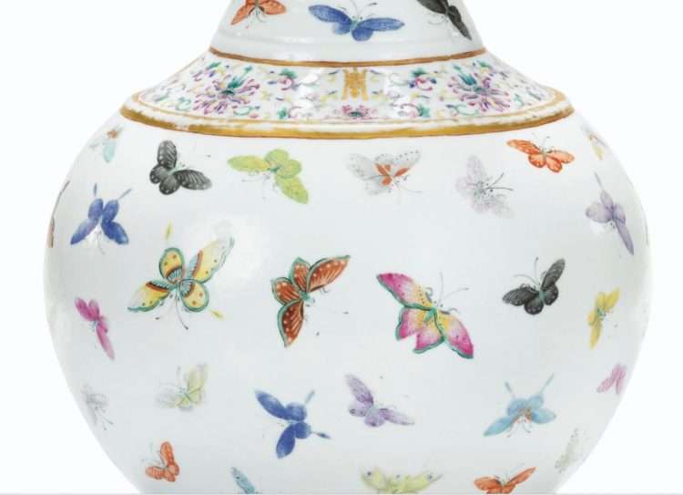 Guangxu Butterfly vase