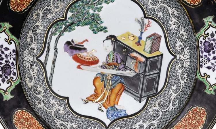 Yongzheng Famille rose plate