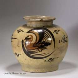 Ming cizhou pottery jar.