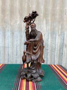 Wood Li Tieguai Sculpture   1