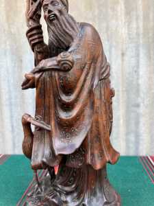 Wood Li Tieguai Sculpture   3