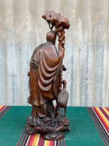 Wood Li Tieguai Sculpture   7