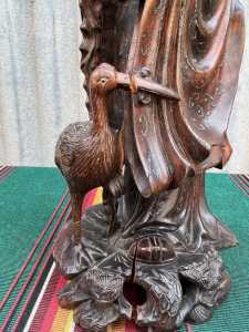 Wood Li Tieguai Sculpture   4