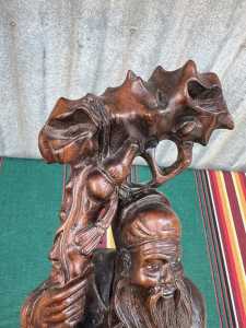 Wood Li Tieguai Sculpture   10