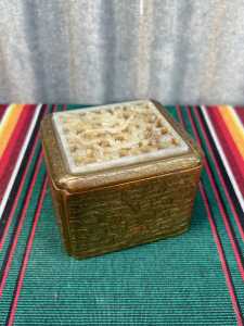 Brass Jade Box   1