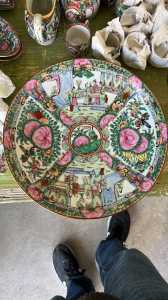 Huge round serving dish