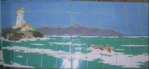 lighthouse mural