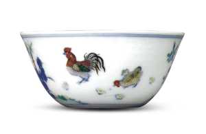 crackle 2015 doucai chicken cup yongzheng six character mark