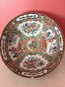 2 Photo   Rose Medalion Bowl