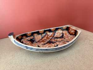 2 photo Imari boat. 6205