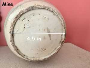 5 Photo  Pic Ancient Stoneware Ginger Jar   Large size c 1880 Antique English Advertising  Pot UNKNOWN DEFINITION 7240 (1)