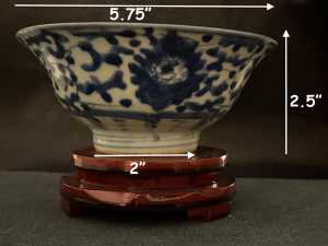 1 Photo Best Chinese Blue and White Porcelain Bowl, Early Qing Dynasty 8411 2 1 Photo Best Chinese Blue and White Porcelain Bowl, Early Qing Dynasty 8411 2