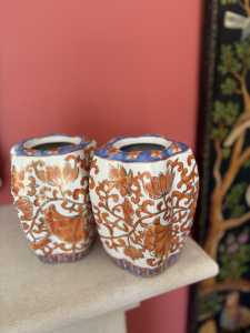 1 Photo Pair large Jars from Bloomingdales Bloomingdale 8090 (1) 1 Photo Pair large Jars from Bloomingdales Bloomingdale 8090 (1)