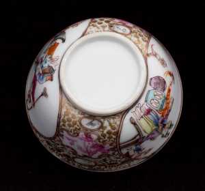 Qianlong Teeschale mit Personen6