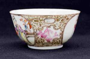 Qianlong Teeschale mit Personen4