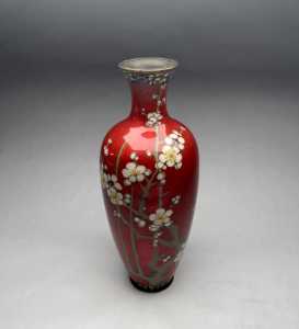 Japanese Meiji cloisonne vase (small pic) 1