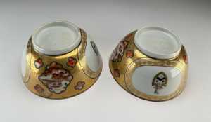 Armorial Chinese export porcelain bowls 3