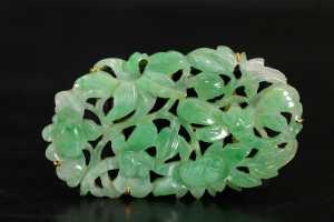 jade brooch